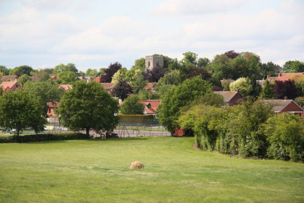 View towards the tennis courts